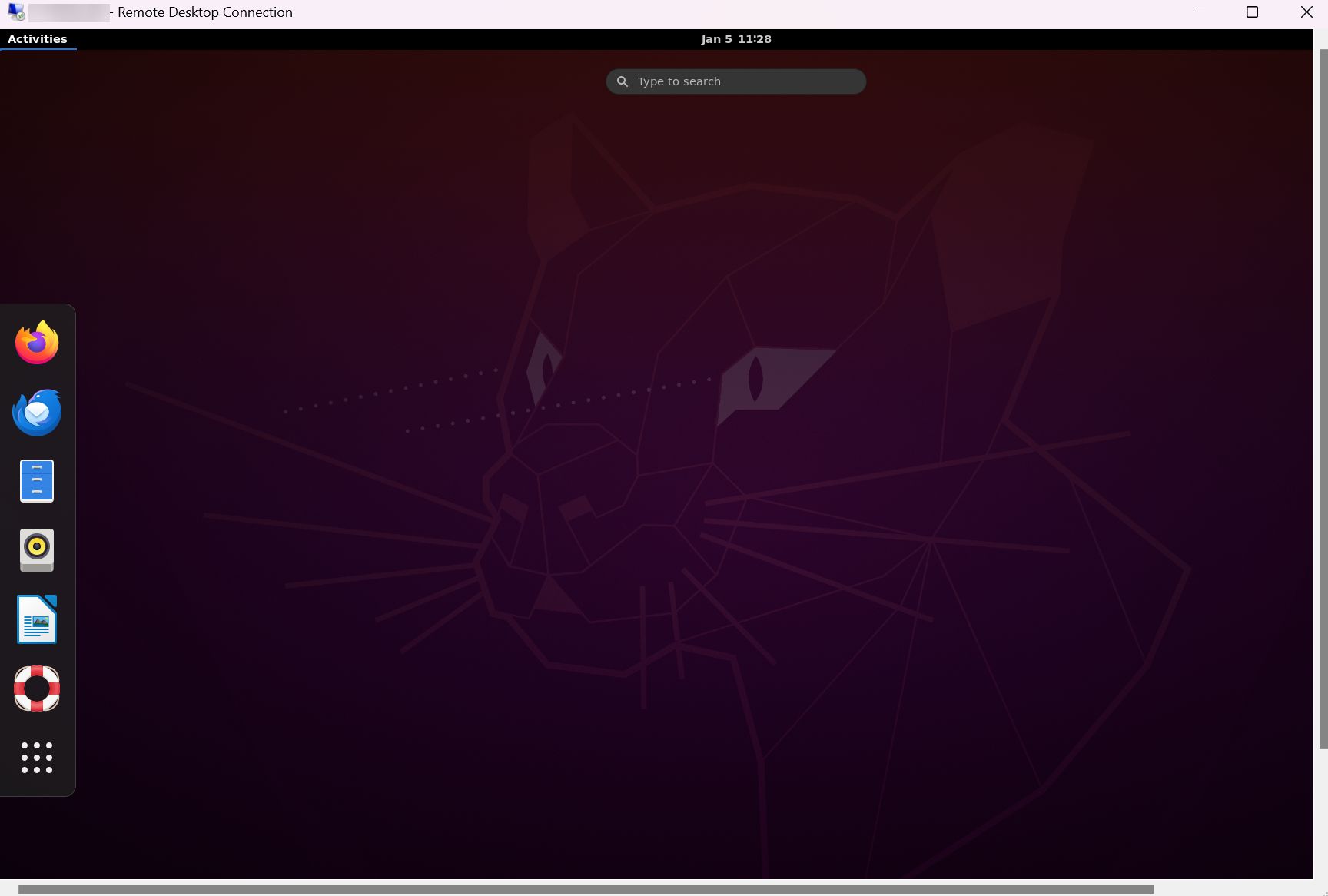 Remote Desktop with Linux GUI