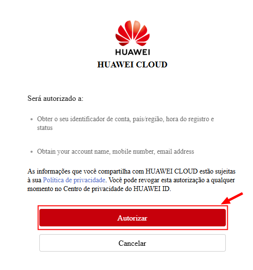 Authorize and Log-in